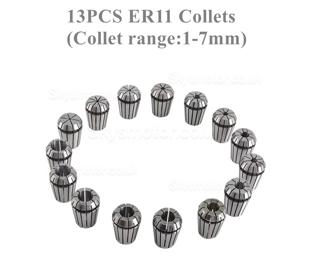 13Pcs ER Collets Set Part for CNC Spindle Motor ER11/ ER16 / ER20 / ER25 / ER32